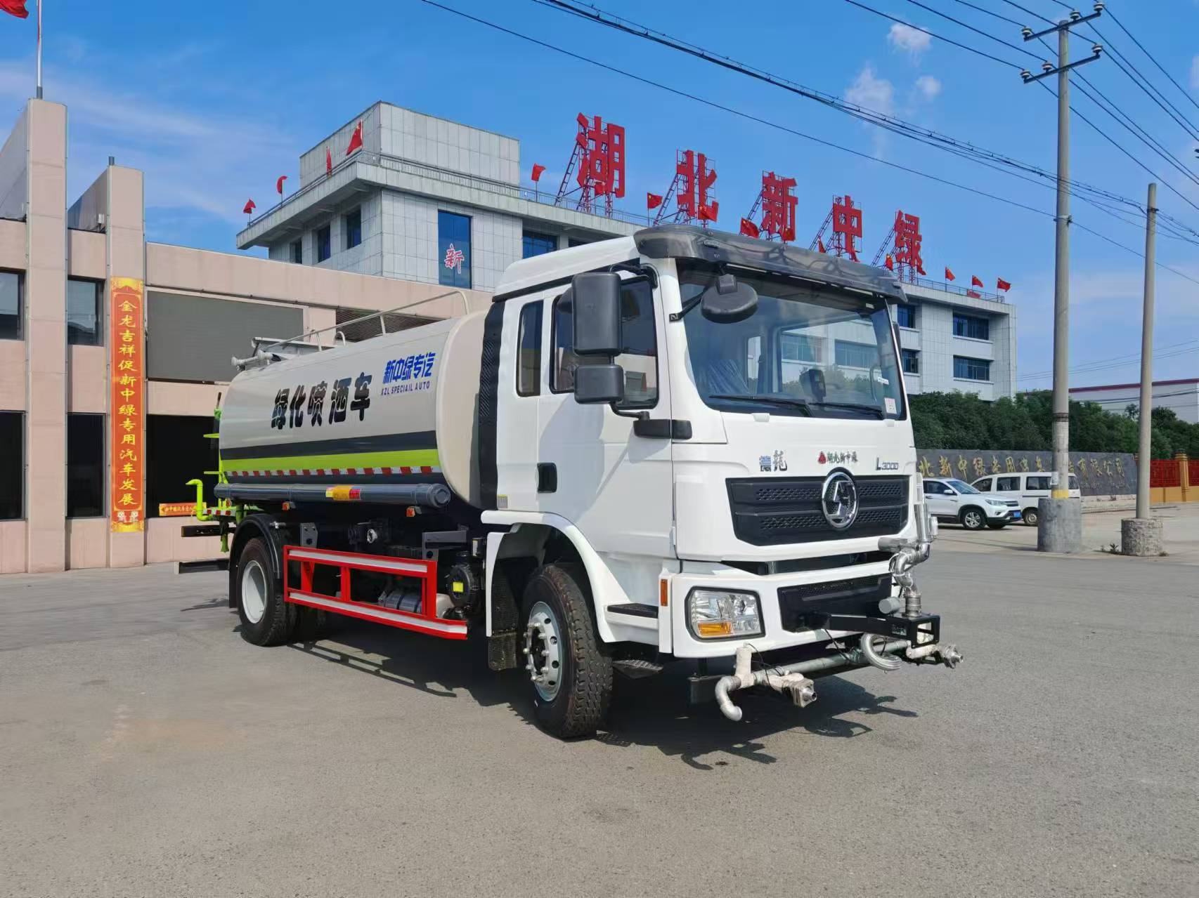 陜汽德龍12-15噸綠化噴灑車
